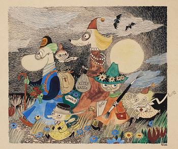 794. Tove Jansson, On the road.