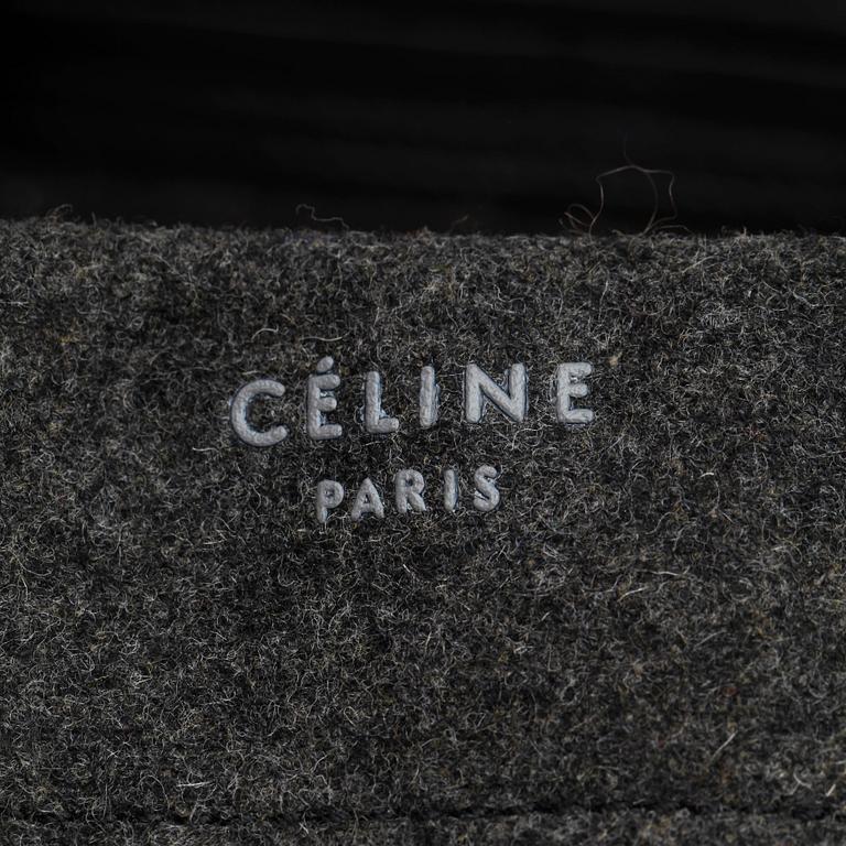 CÉLINE, a grey felt bag, "Luggage Phantom".