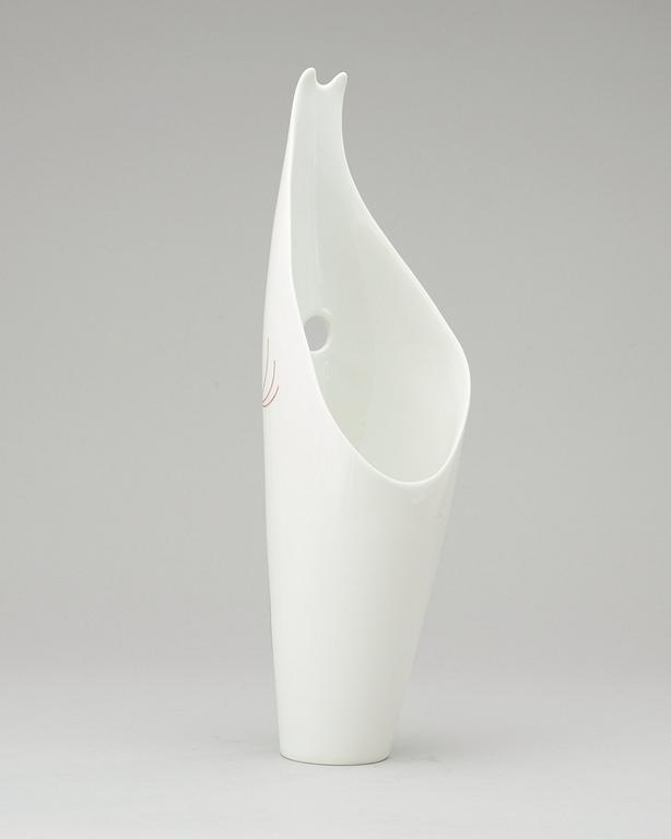 A Beate Kuhn porcelain vase, decorated by Klaus Bendixen, Rosenthal, Germany 1950's.