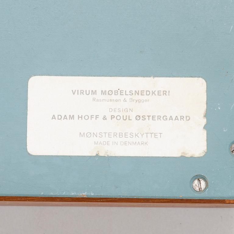A mid-20th-Century Danish clothes rack by Adam Hoff & Poul Östergaard, Virum Möbelsnickeri.