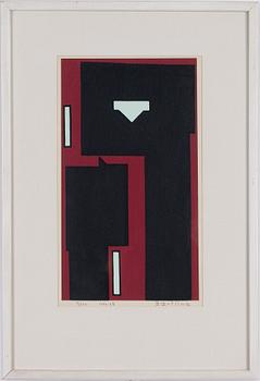 Olle Bærtling, "Égypte - formes noires dans le rouge" .