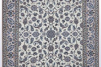 A carpet, Nain, part silk, 6 Laa, ca 301 x 203 cm.