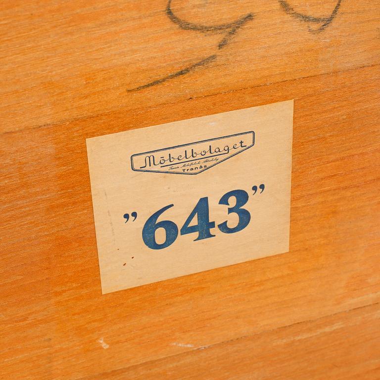 A soda table, model 643, made by Möbelbolaget Tranås, 1940/50-tal.