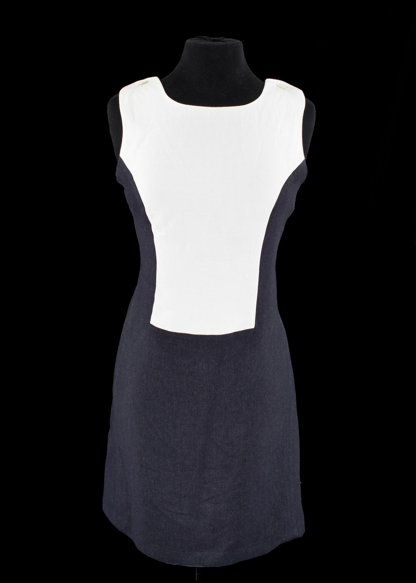 A black/white dress by Karl Lagerfeldt.