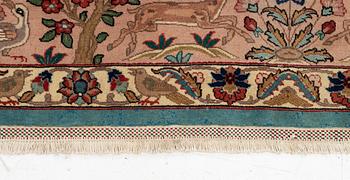 A Tabriz carpet of 'Hunting' design, northwest persia, c. 290 x 200 cm.