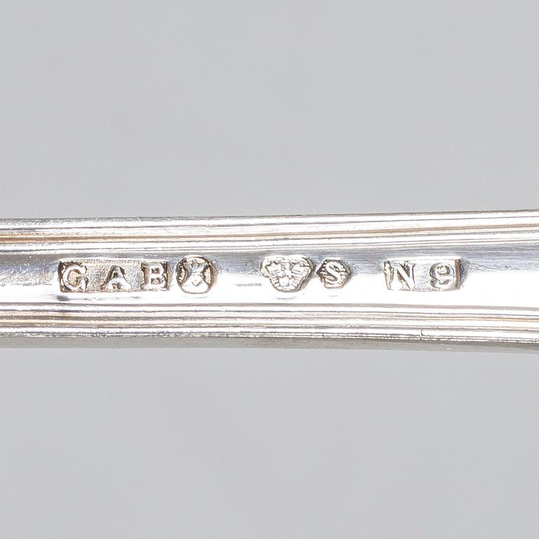 40 pieces of French Lily silver cutlery, including CG Hallberg, 1950s - 1960s, Sweden.