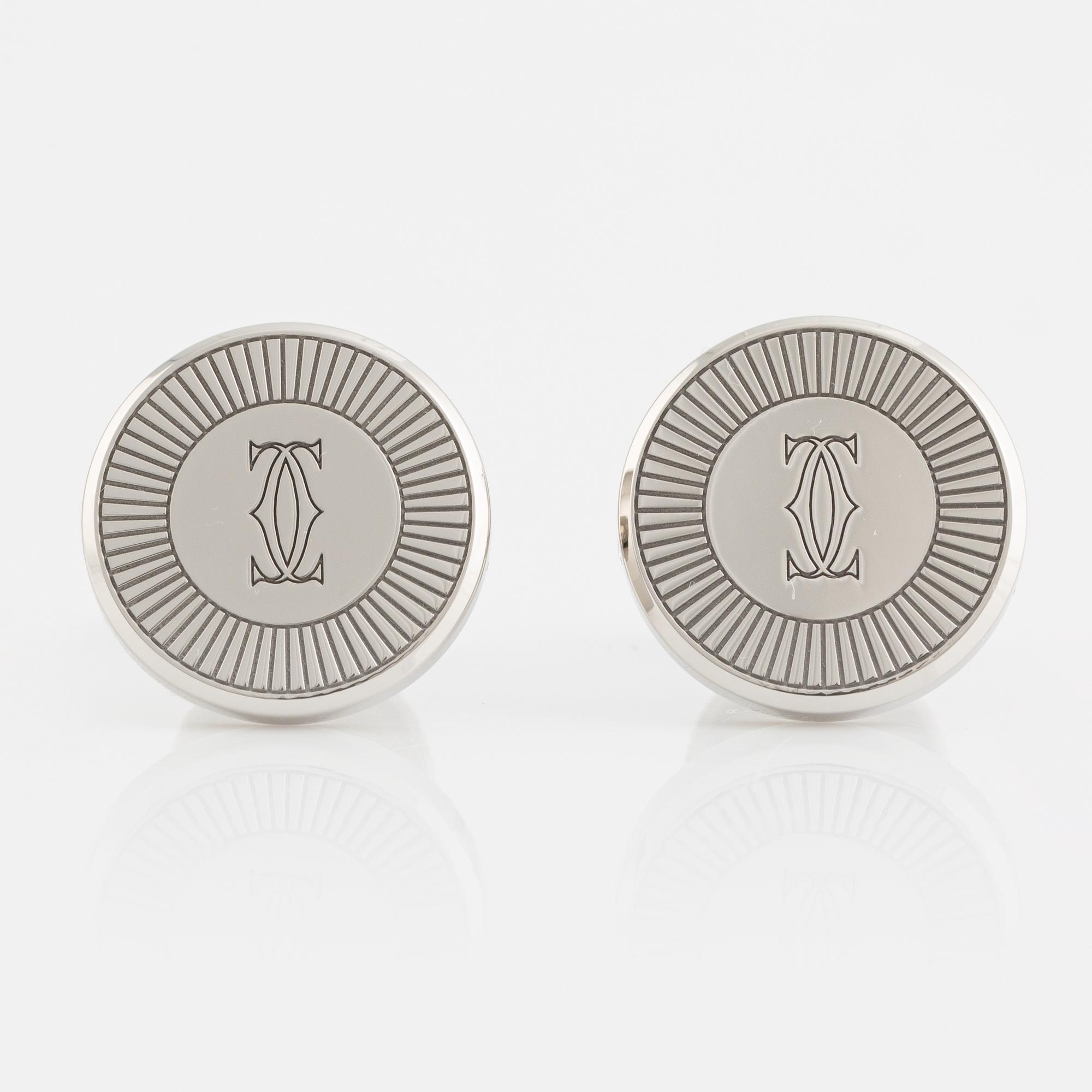 Cartier, cufflinks, 16 mm.