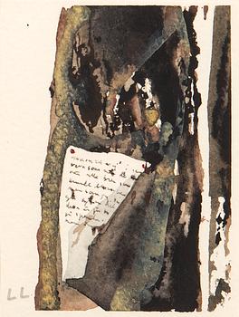 Lars Lerin, watercolour signed and dated 2003.