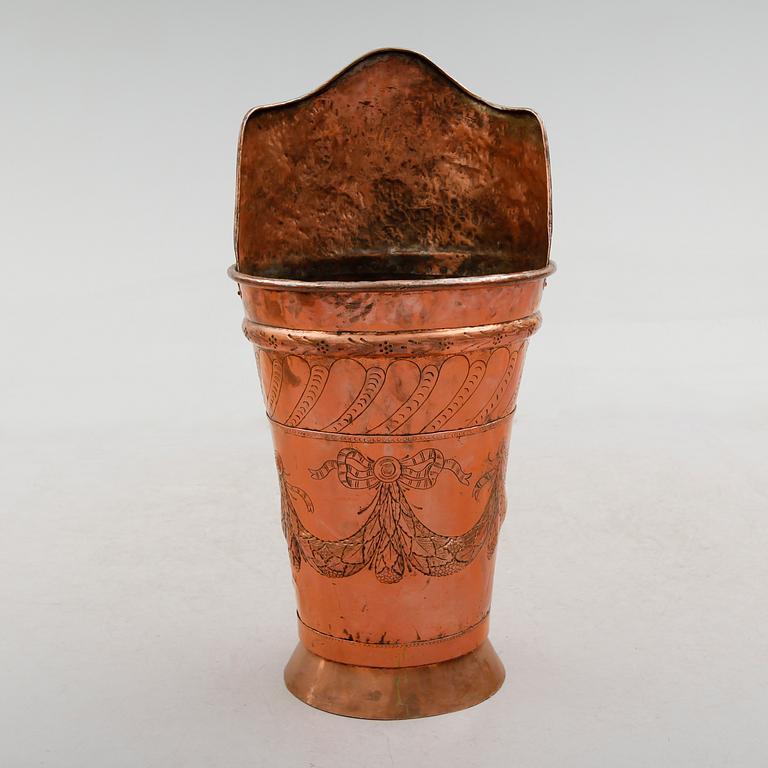 VINDRUVSKORG, koppar, 1800-tal.