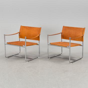 A pair of"Amiral" easy chairs design KArin Mobring for IKEA, 1970s.