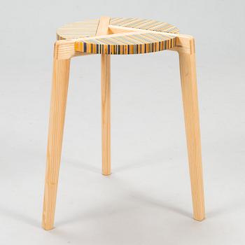 ALEKSI PUUSTINEN, Stool, signed and numbered.