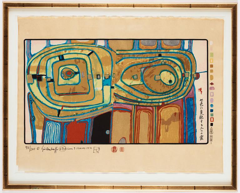 Friedensreich Hundertwasser, Portfolio "Midori No Namida".