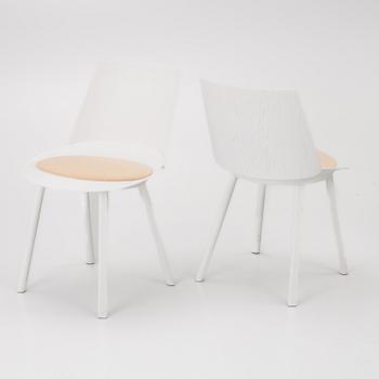 Stefan Diez, chairs, 8 pieces, “Houdini”, E15, 2000s.