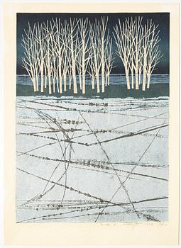Fumio Fujita, "White Woods", 1973.