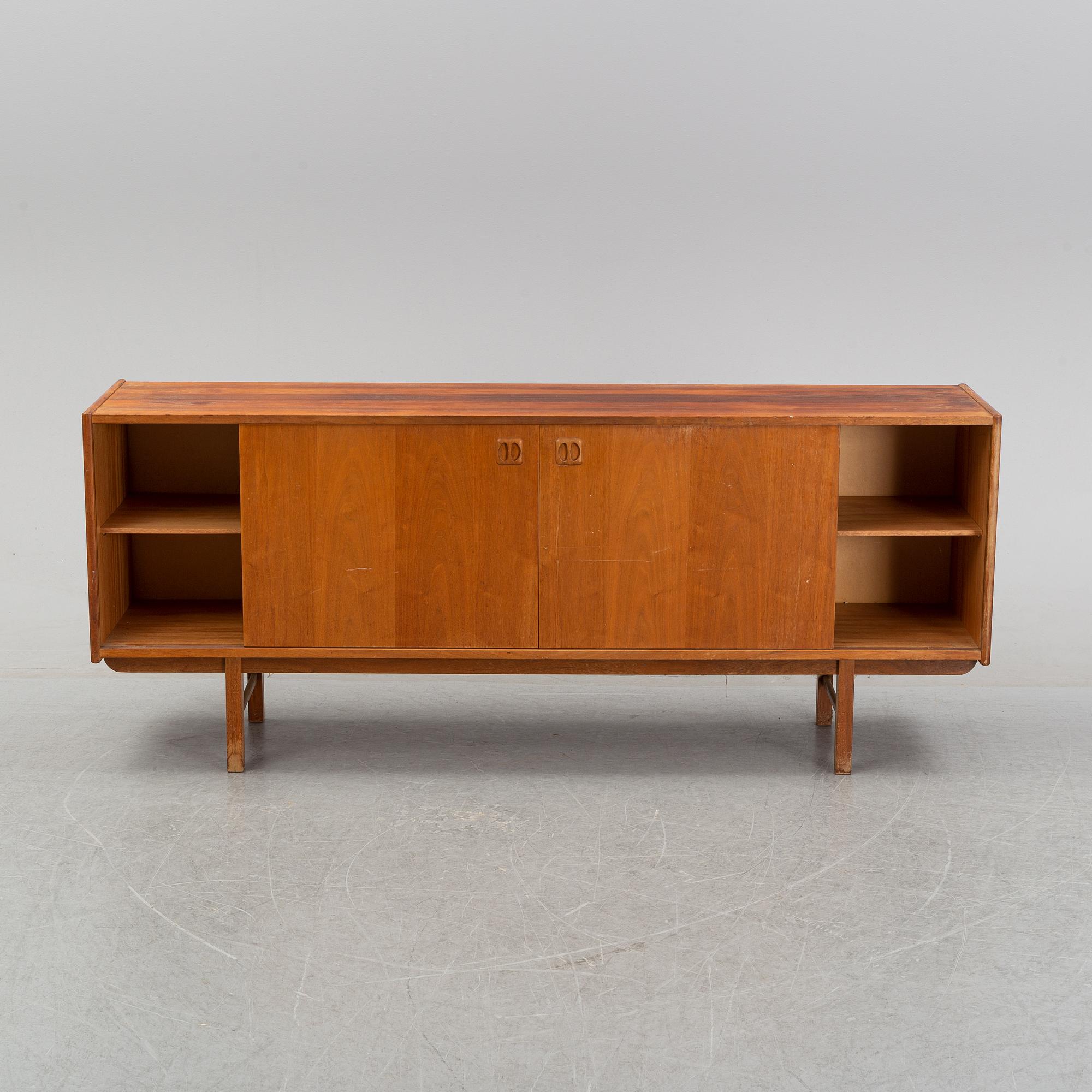 A teak veneered 'Korsör' sideboard from IKEA, 1960's.