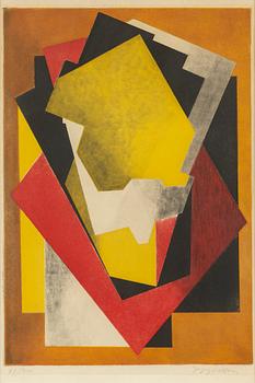 JACQUES VILLON, färgetsning, signerad och numrerad 79/200.
