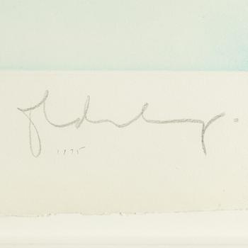 CLAES OLDENBURG, färglitografi, 1975, signerad 60/60.