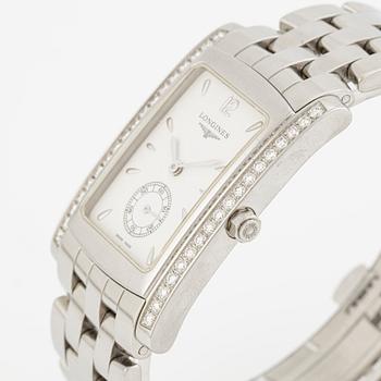 Longines, Dolce Vita, wristwatch, 26.3 x 32 (39.8) mm.