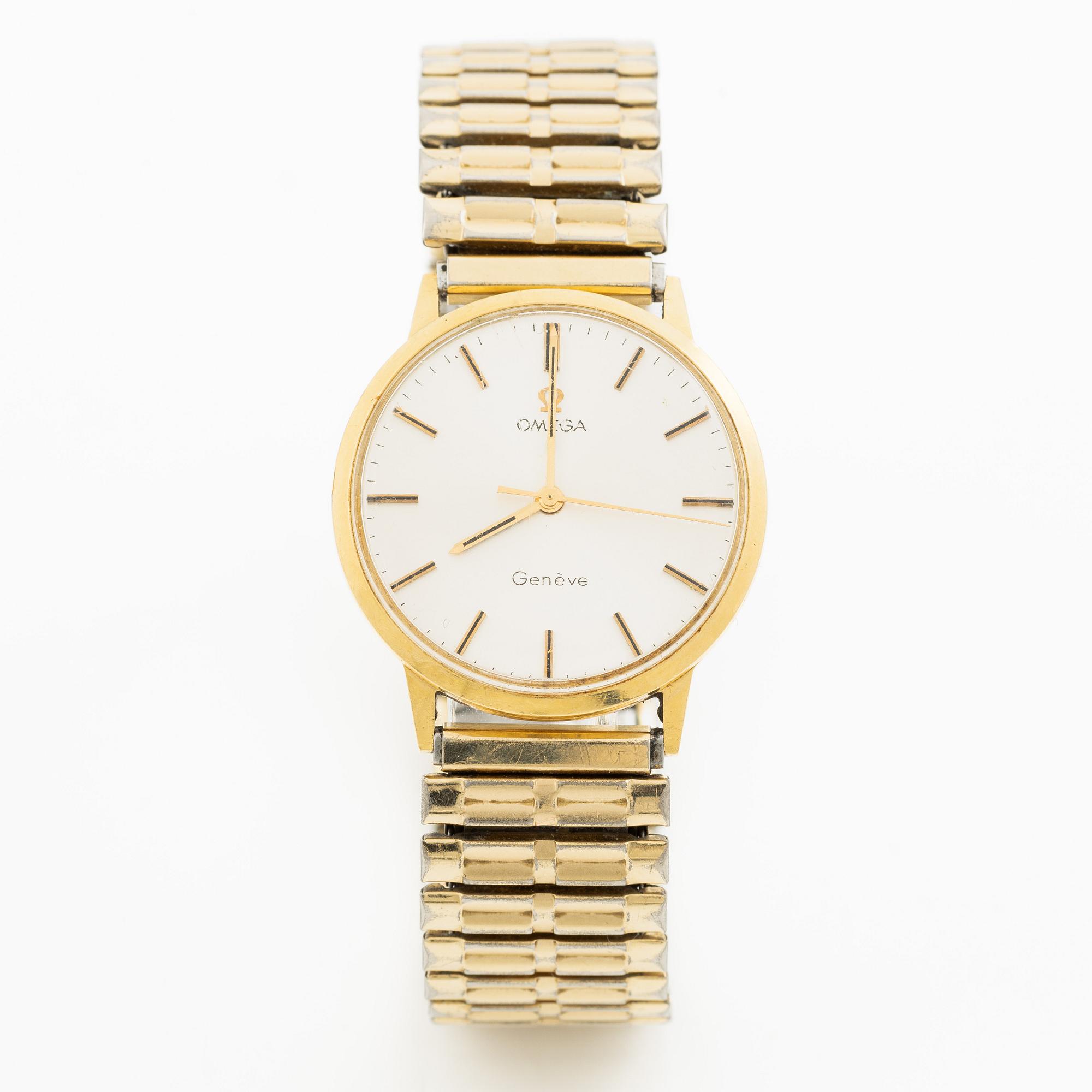 Omega, Genève, wristwatch, 33 mm.