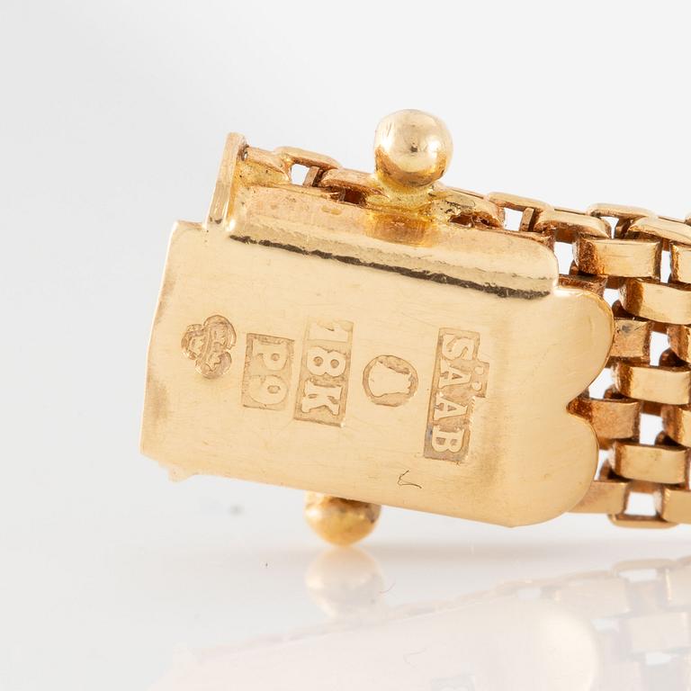 Certina, 18K guld, länk i 18K guld, armbandsur, 17 mm.