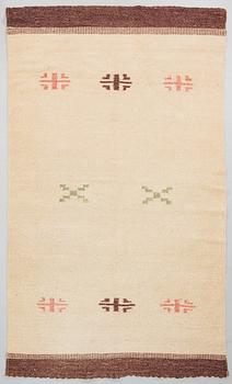 Matto, 1930-luku. Noin 250x150 cm.