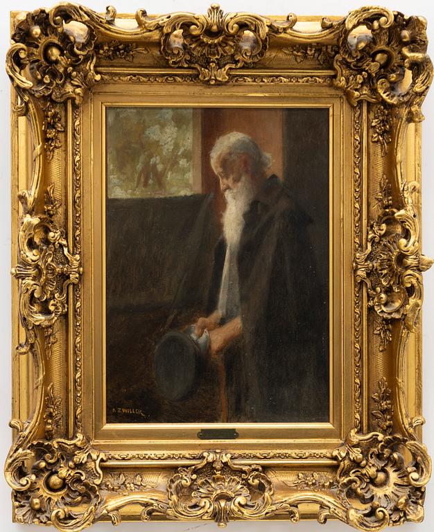 Augustin Zwiller, Porträtt av äldre herre.