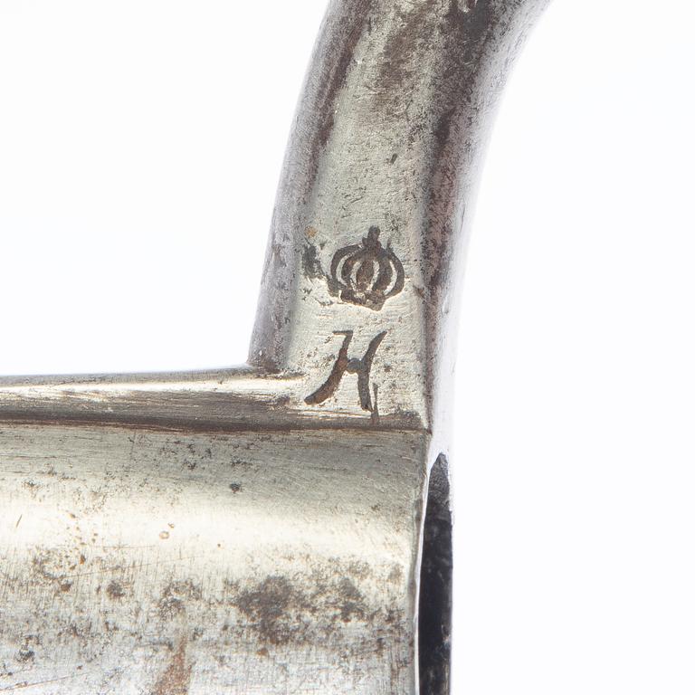 Flintlåsgevär, svenskt, dragongevär m/1778, med bajonett.