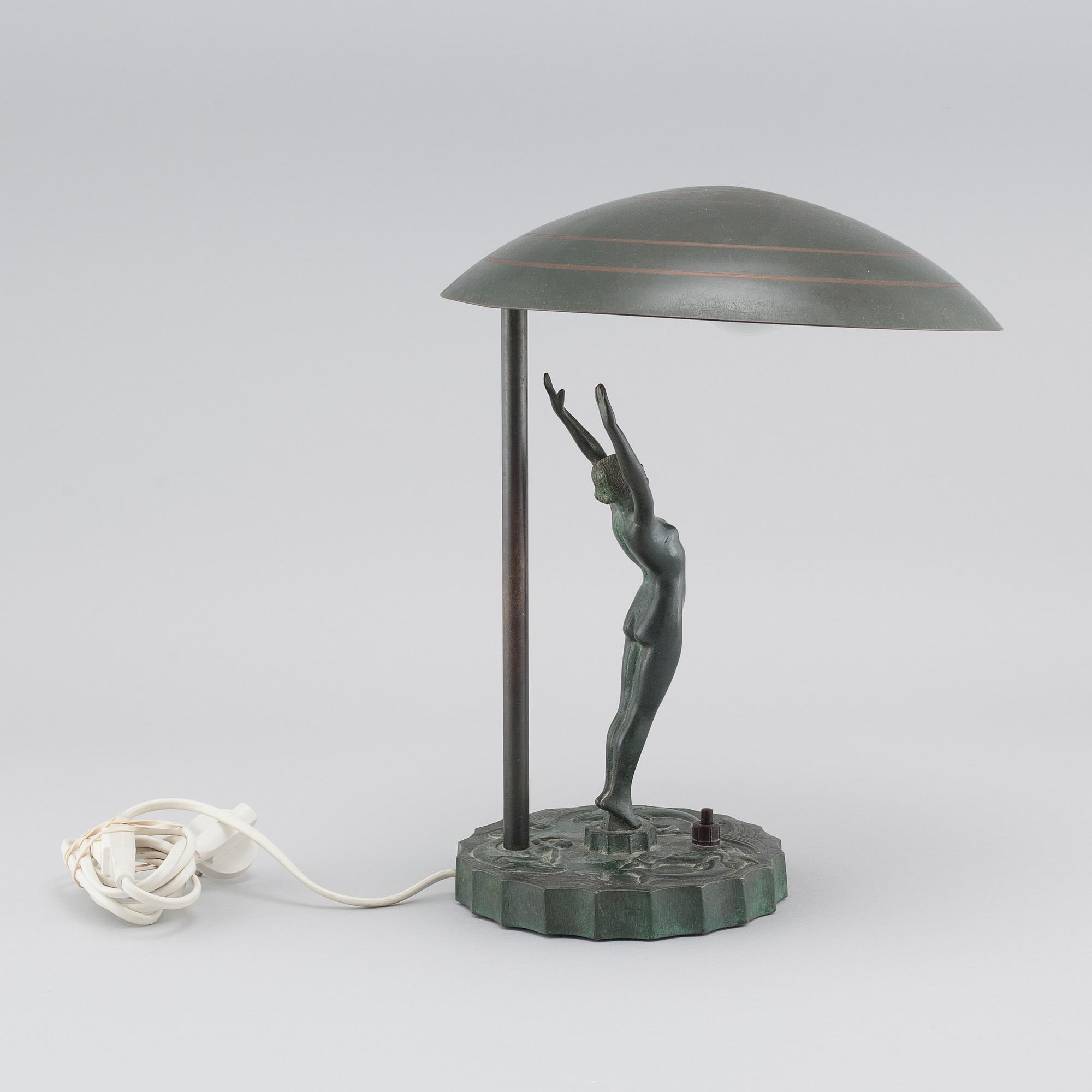 BORDSLAMPA, 1920/-30-tal.