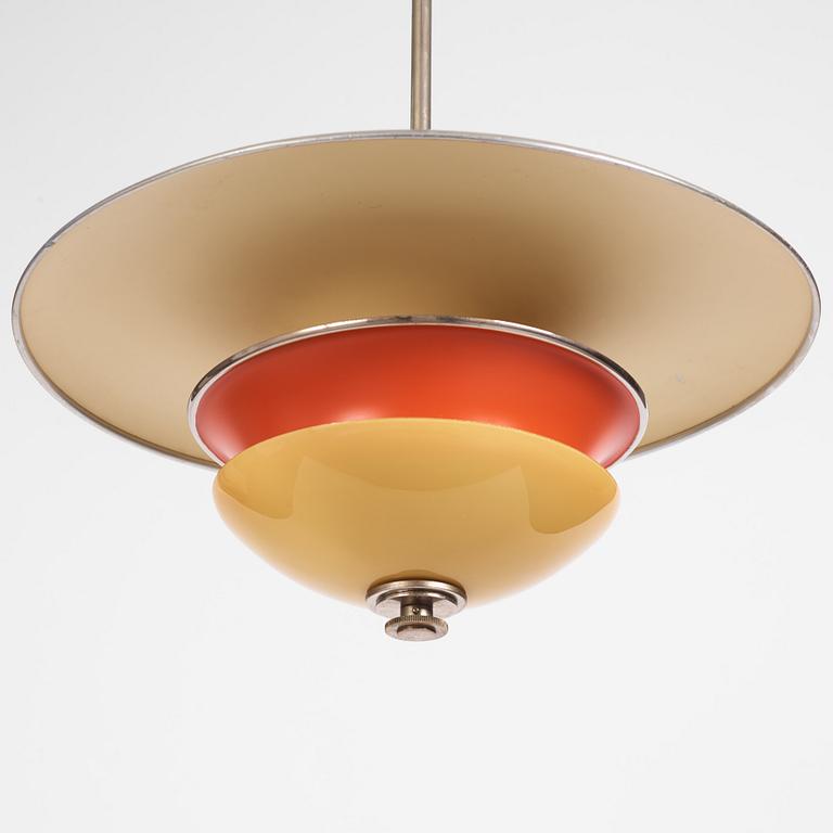 Erik Tidstrand, a ceiling lamp, model "28903", Nordiska Kompaniet 1930s.