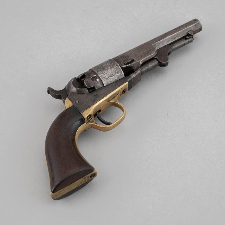 A cal.36 Colt 1862 Pocket revolver with serial no 6851.