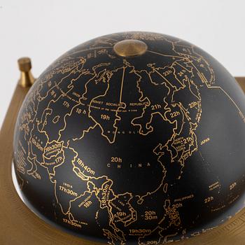 Bordsur, "Globe clock", Imhof, Swiss Royal Geographical Society.