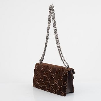 Gucci, väska, "GG Embossed Velvet Dionysus Small Shoulder Bag".