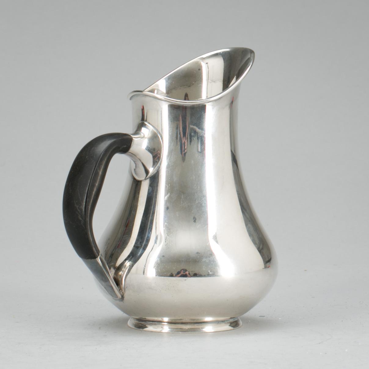 GRÄDDKANNA, silver, COHR, Danmark, 1900-talets mitt. Ca 180 gram.