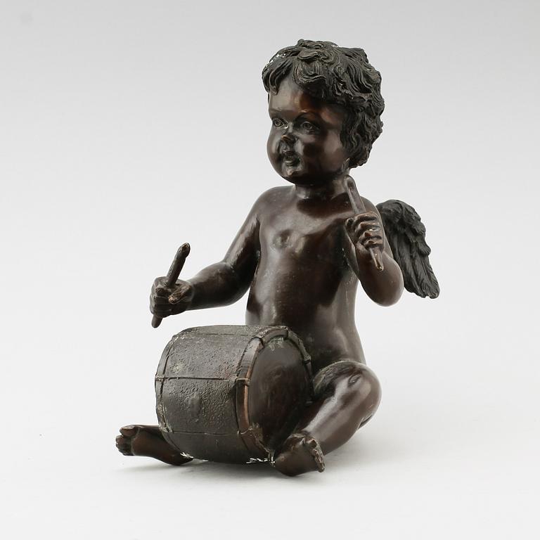 SKULPTUR, patinerad mässing, 1900-/2000-tal.