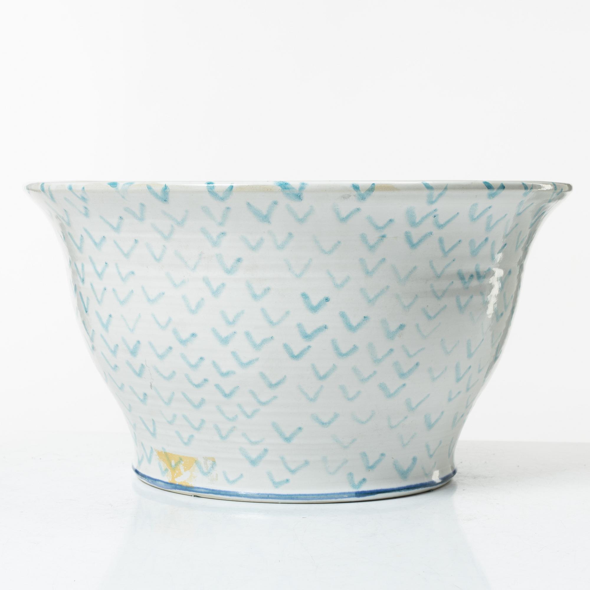 Herman Fogelin, Skål, stengods, signerad.