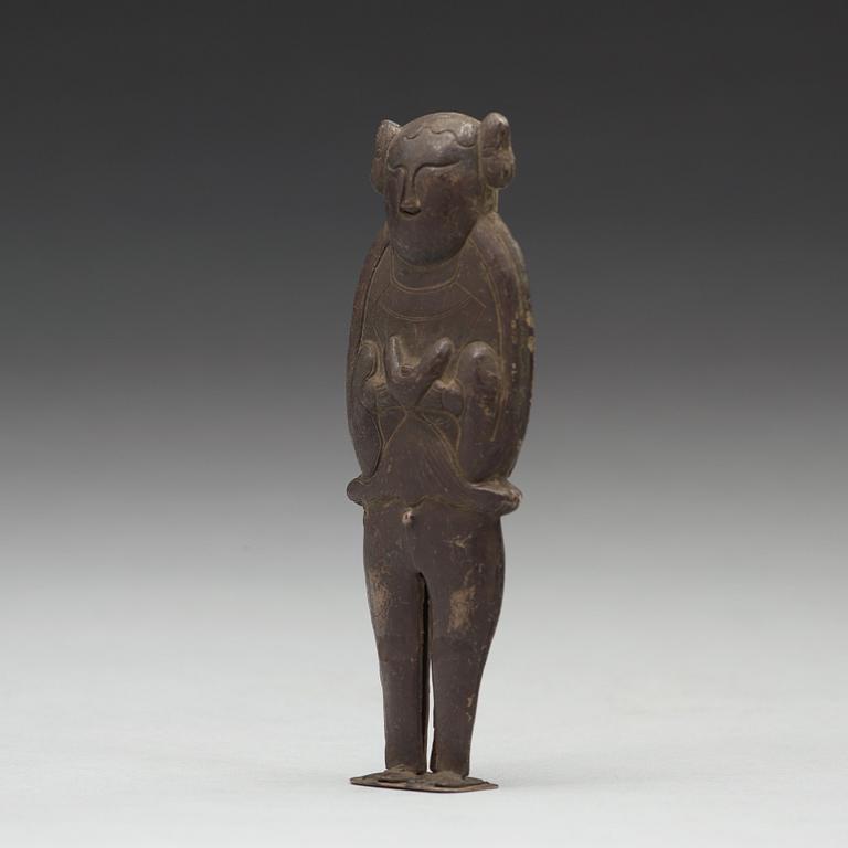 SKULPTUR, silver. Mingdynastin (1368-1644).