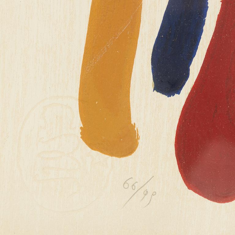 Arman, lithograph in colours, signed and numbered 66/99.