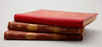 BÖCKER, 3 vol, Italiens Konstskatter, Carl Rupert Nyblom, 1875.