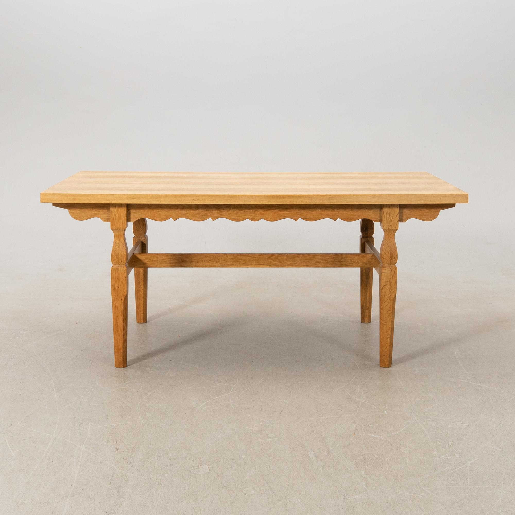 Henning Kjærnulf, dining group 7 dlr EG furniture Denmark 1960s.