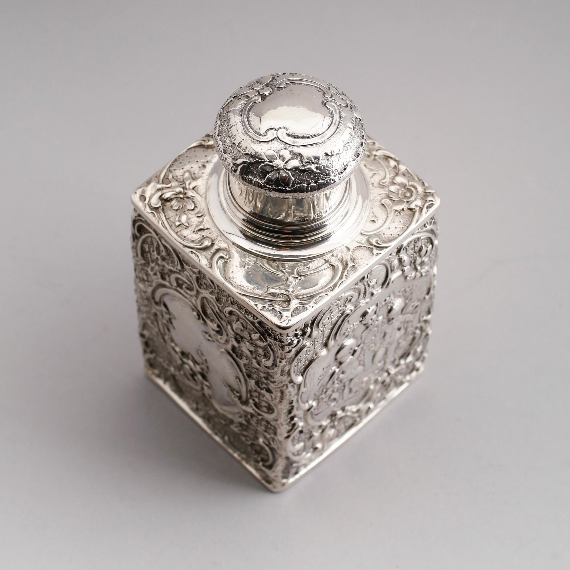 TEDOSA, silver, fantasistämplar, 1800-/1900-tal. Vikt ca 320 gram.