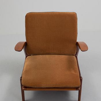 ROLF RASTAD AND ADOLF RELLING, a teak 'Rock n' Rest' easy chair from Arnestads Bruk, Norway, 1950's/60's.