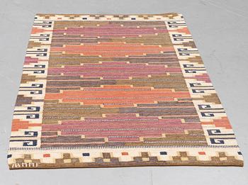 Märta Måås-Fjetterström, a carpet, "Bruna heden", flat weave, ca 222 x 129,5 cm, signed AB MMF.