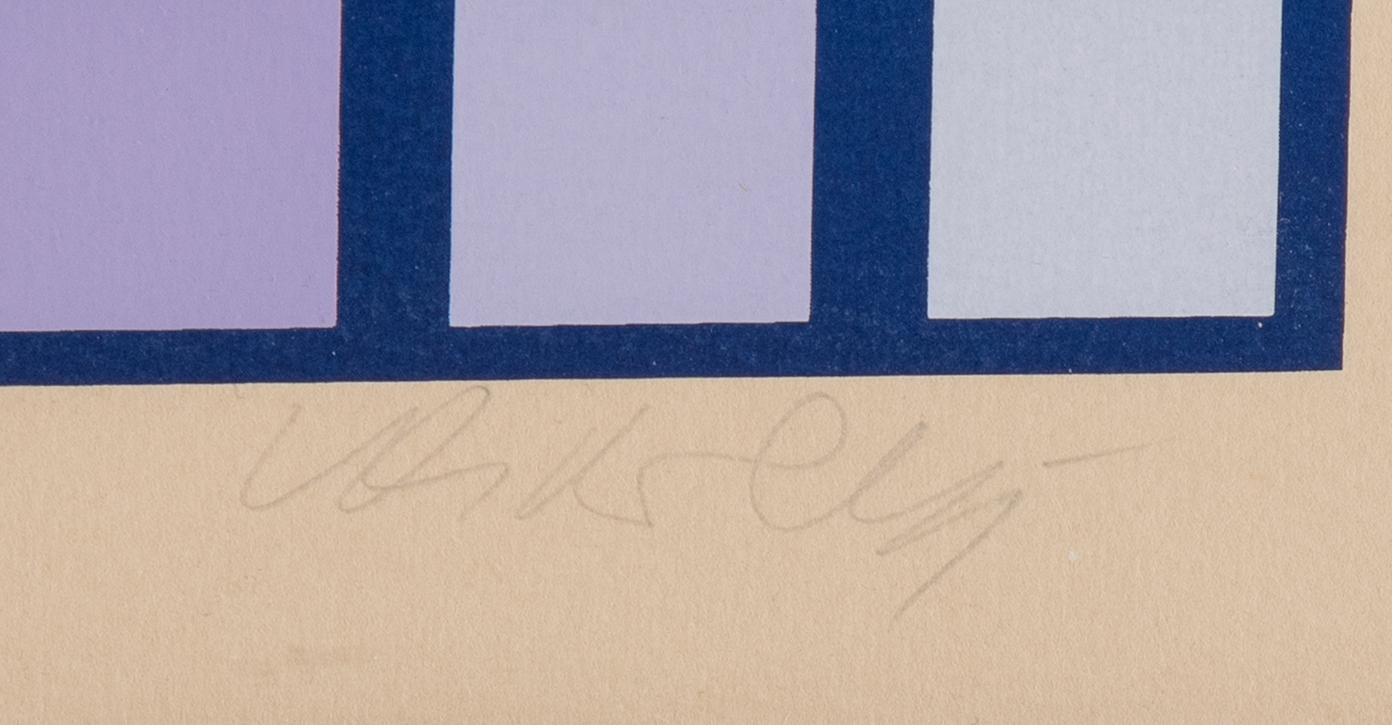 VICTOR VASARELY, a signed and numbered silkscreen.