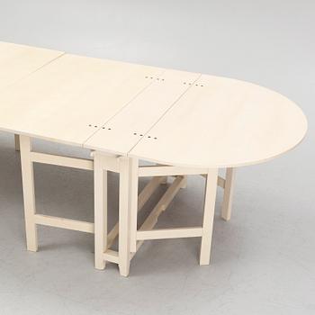 Drop-leaf table, a pair, "Bergslagen", from Ikea's 18th-century series, 1990s.