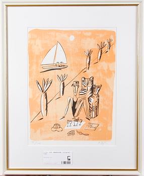 Madeleine Pyk · PYK, MADELEINE, litografi, sign. Numr 35/150.