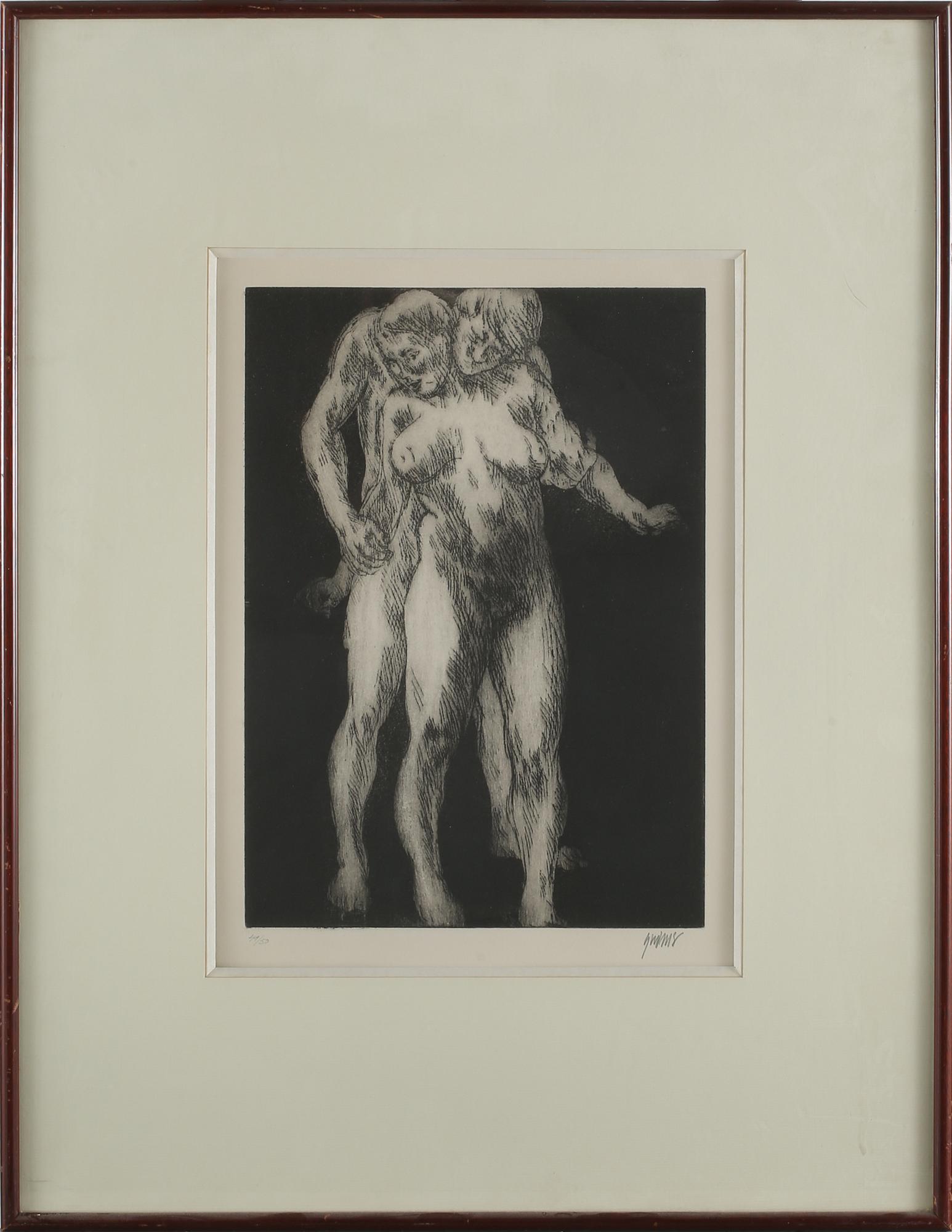 GUDMAR OLOVSON, etsning, signerad och numrerad 49/50.