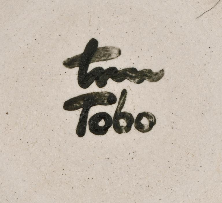 TESERVIS, 9 delar, stengods, Triller Tobo.