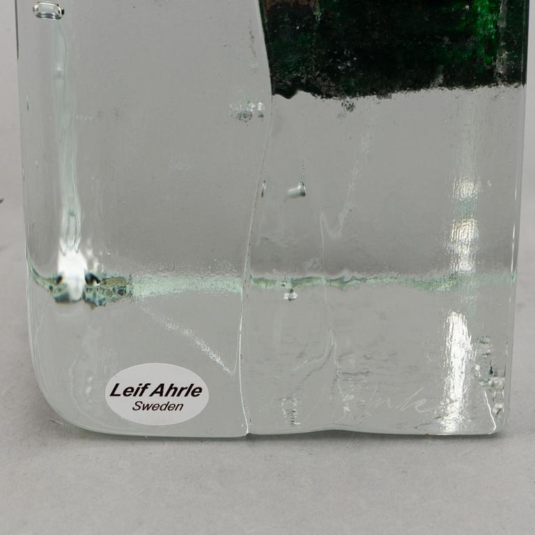Leif Ahrle, glas, skulptur.