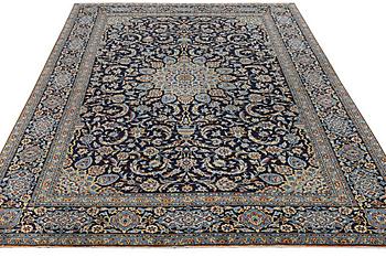 A carpet, Kashan, c. 382 x 275 cm.