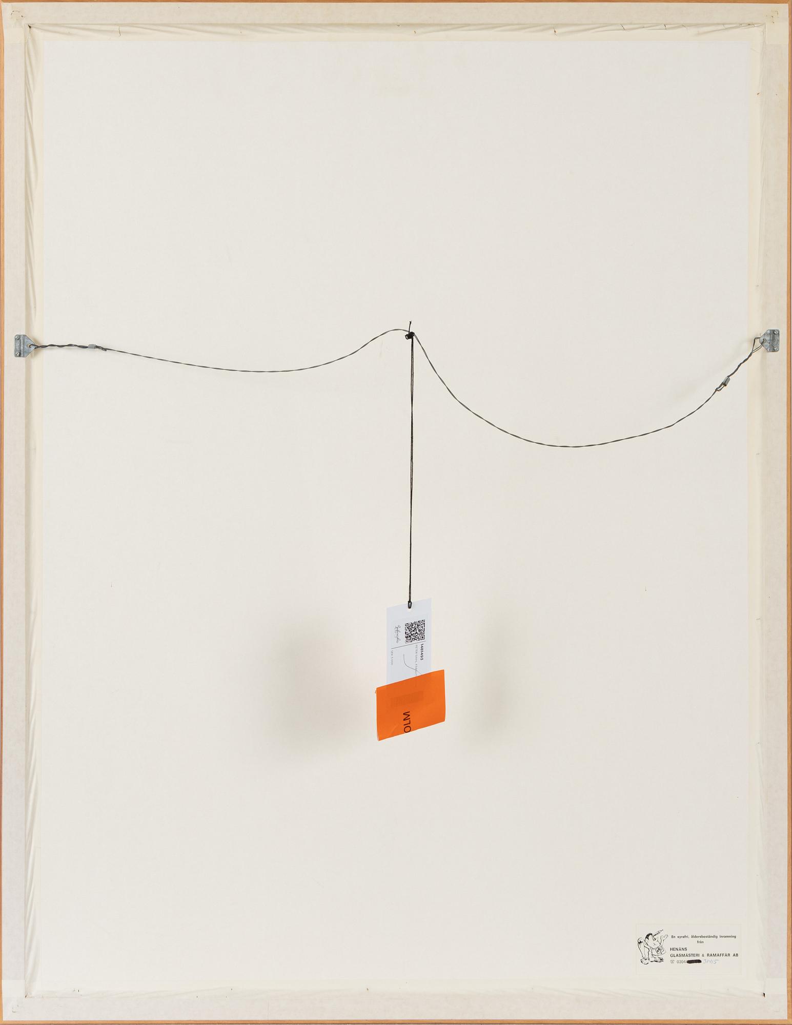 Peter Dahl, färglitografi, signerad 121/210.